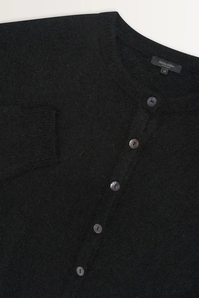 Zachte cardigan in alpacawolmix