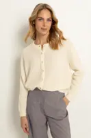 Zachte cardigan in alpacawolmix