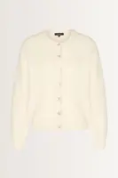 Zachte cardigan in alpacawolmix