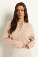Zachte cardigan in alpacawolmix