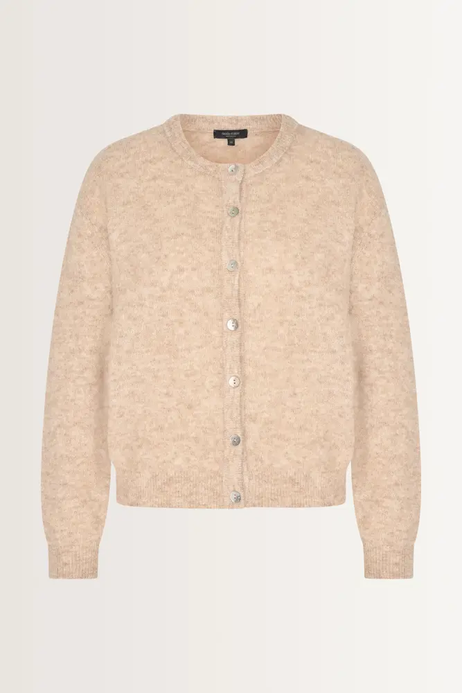 Zachte cardigan in alpacawolmix