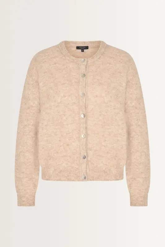 Zachte cardigan in alpacawolmix