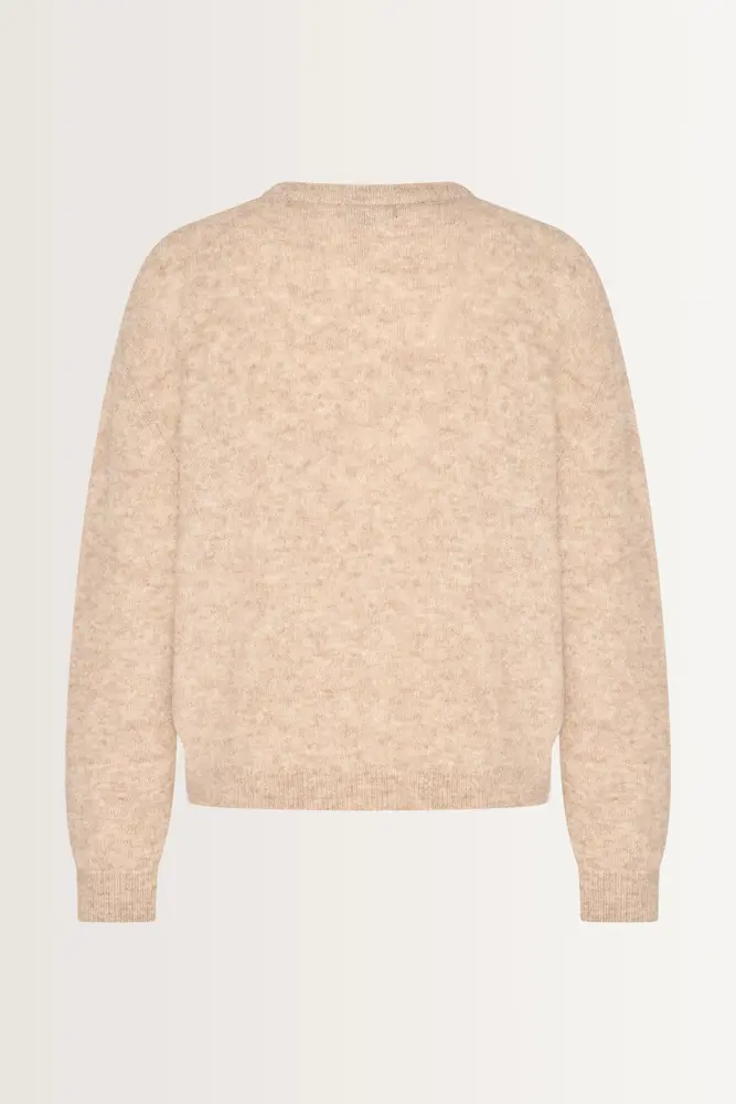 Zachte cardigan in alpacawolmix