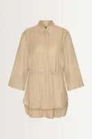 Casual blouse met strikceintuur