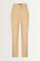 Linnenmix broek met drawstring