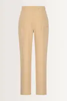 Linnenmix broek met drawstring