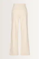 Denim broek met dotstructuur