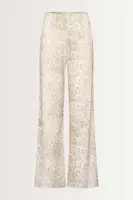 Broek met slangenprint