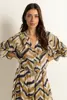 Katoenen blouse met grafische print
