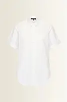 Katoenen blouse korte mouwen