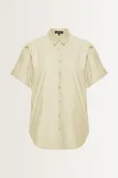 Katoenen blouse korte mouwen
