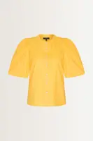 Luchtige blouse met volumemouwen