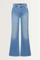 Wide leg jeans five-pocket design