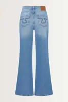 Wide leg jeans five-pocket design