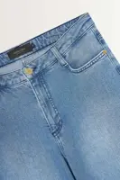 Wide leg jeans five-pocket design