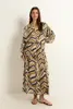Lange rok met grafische print