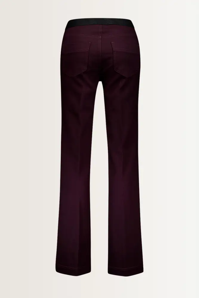 Bootcut broek met elastische taille Zilla Gardeur