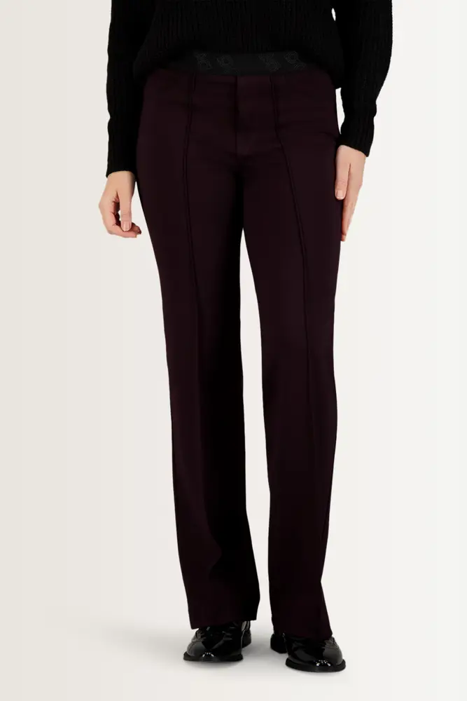 Bootcut broek met elastische taille Zilla Gardeur