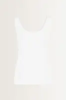 Basic mouwloze top
