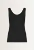 Basic mouwloze top