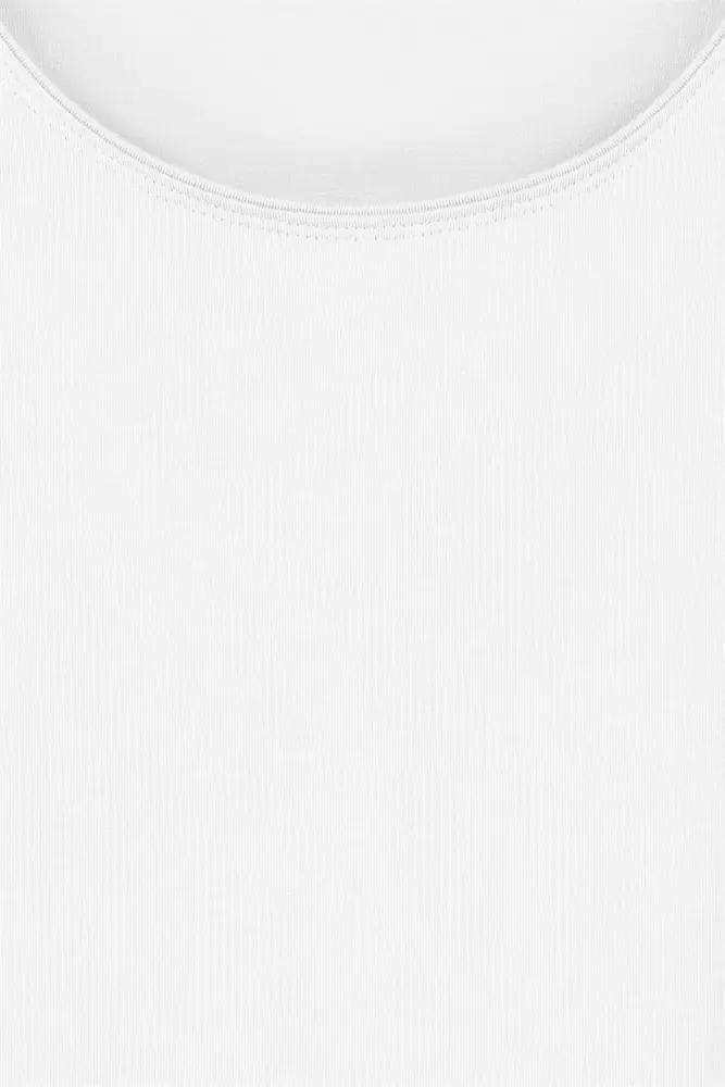 Basic top driekwartmouwen