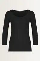 Basic top driekwartmouwen