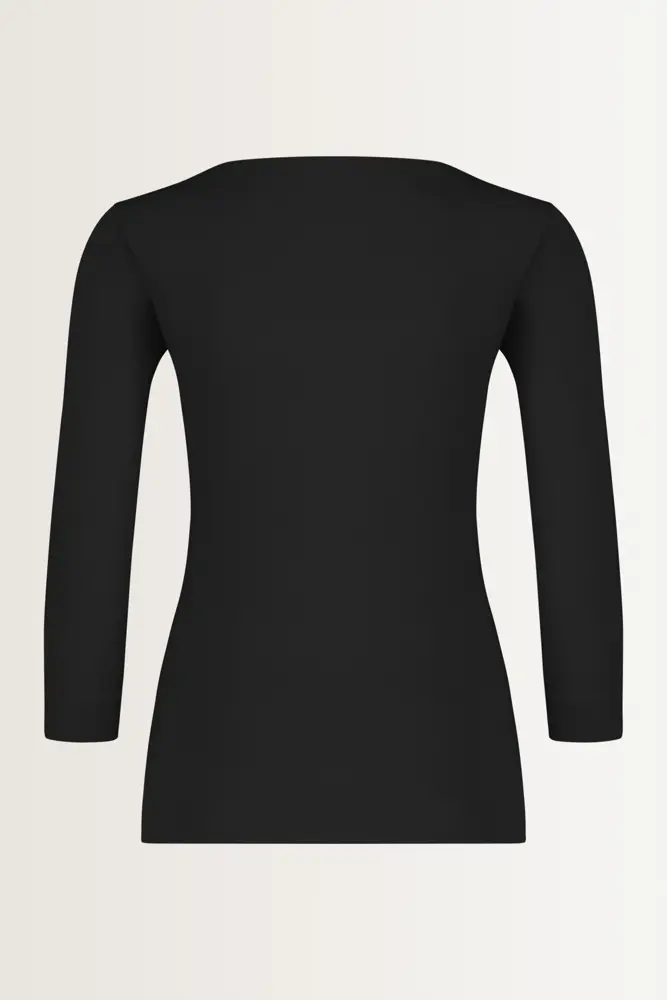 Basic top driekwartmouwen