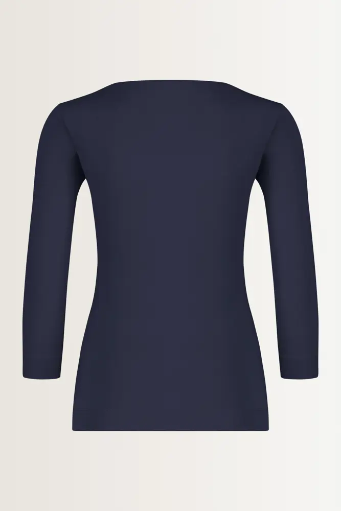 Basic top driekwartmouwen