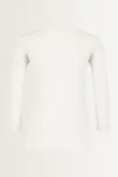 Basic top driekwartmouwen