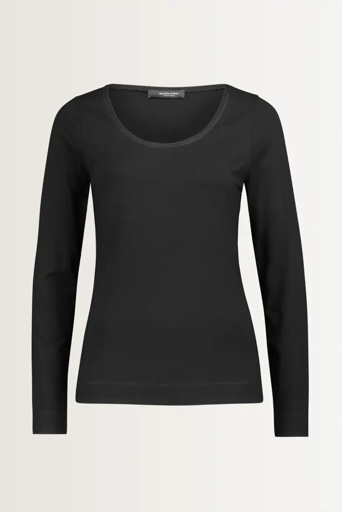 Basic top lange mouwen