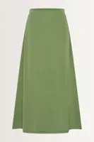 Zachtvallende rok met elastische taille