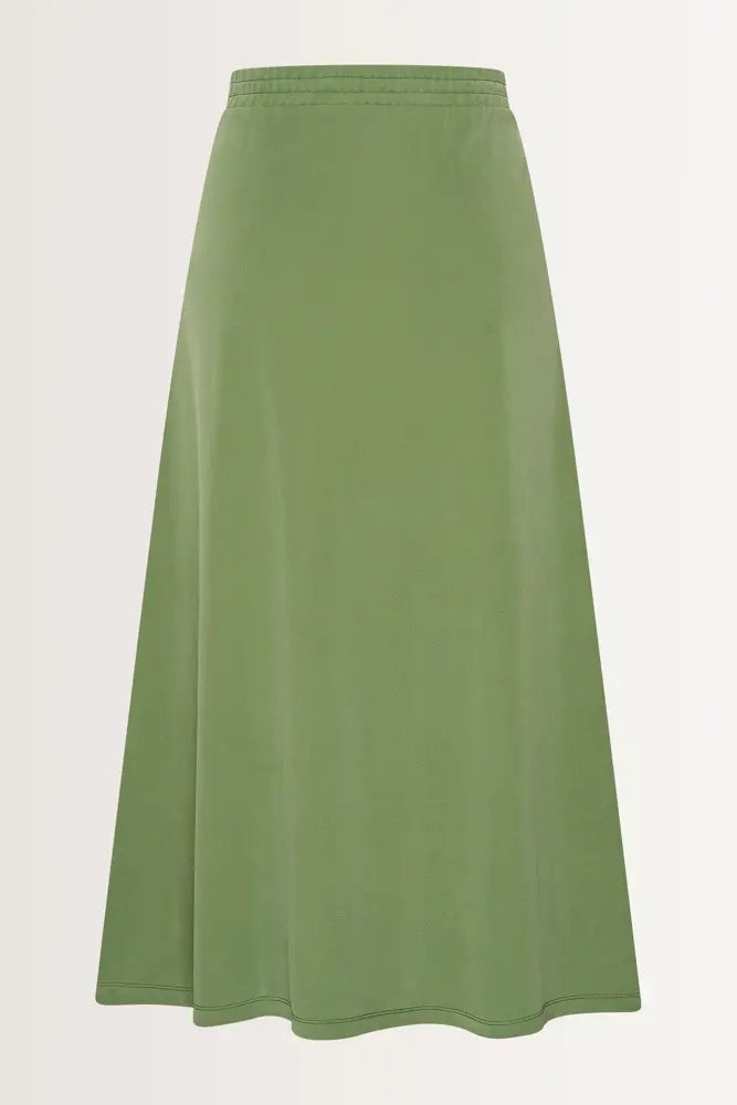 Zachtvallende rok met elastische taille