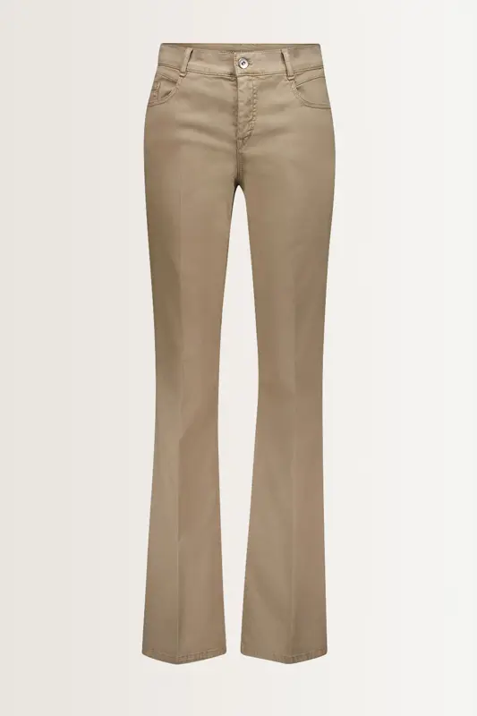 Bootcut broek zachte katoensatijn Zuri126 Gardeur