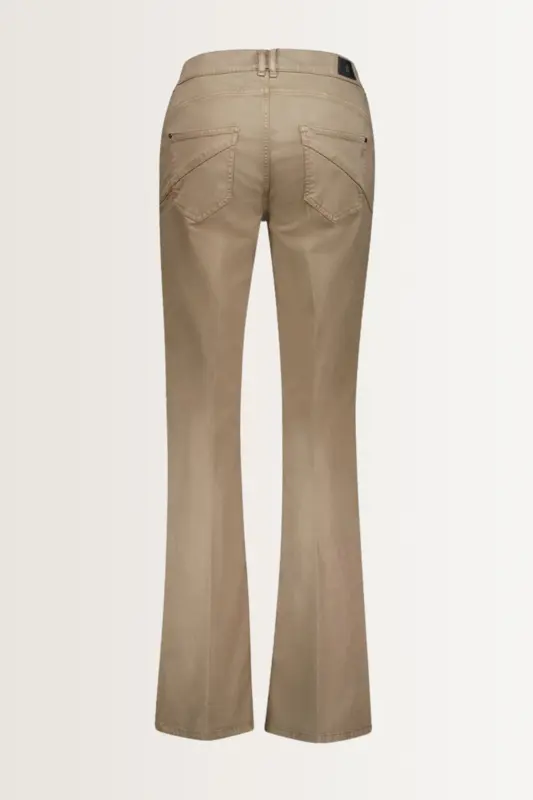 Bootcut broek zachte katoensatijn Zuri126 Gardeur