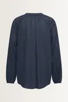 Blouse van seersucker jacquard