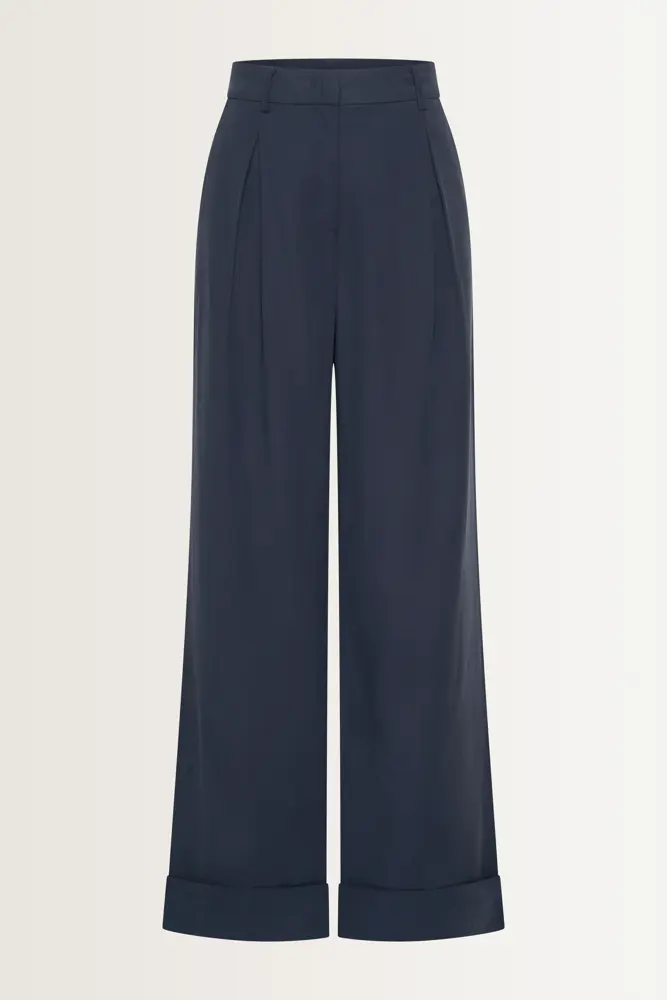 Klassieke pantalon in viscoseblend