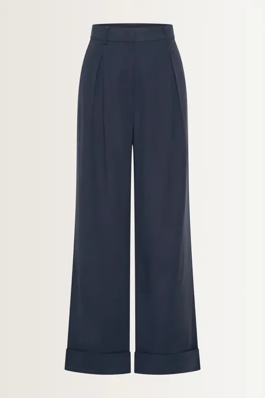 Klassieke pantalon in viscoseblend