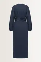 Jurk van seersucker jacquard