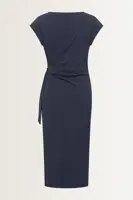 Stretchjurk met strikceintuur