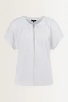 Jersey top met verticale streep