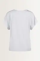 Jersey top met verticale streep