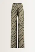 Losvallende broek met zebraprint