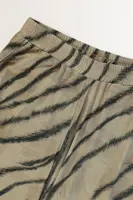 Losvallende broek met zebraprint