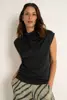 Viscosemix top met plooidetail
