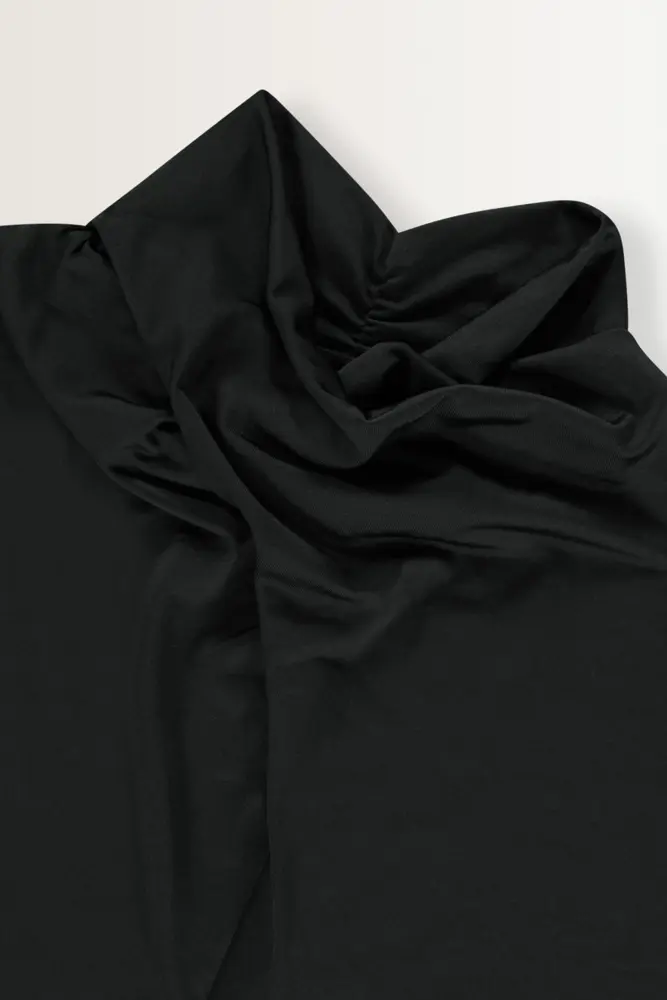 Viscosemix top met plooidetail