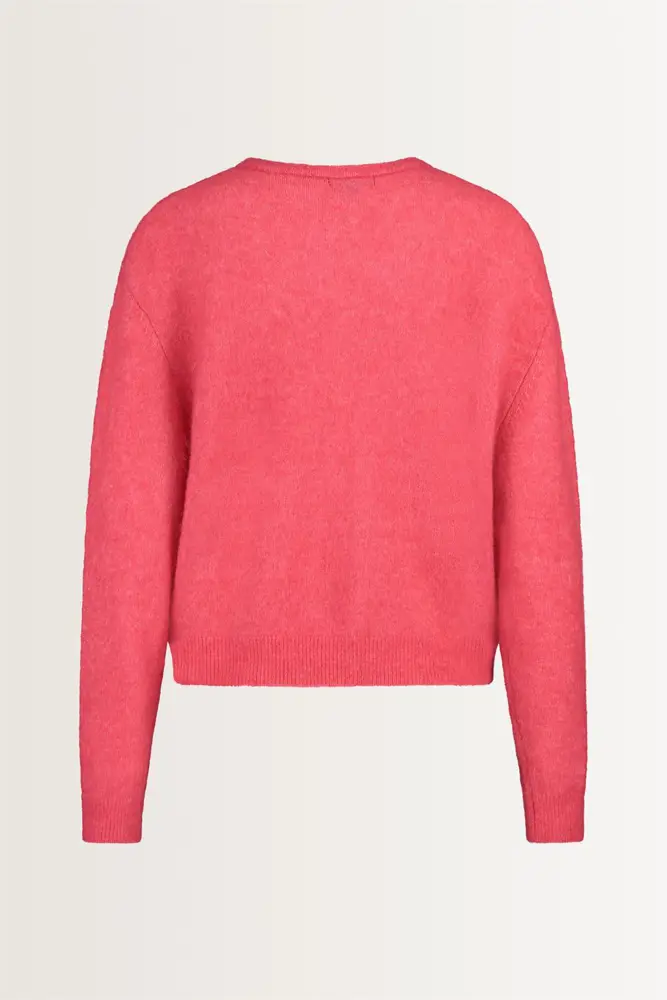 Gebreid vest van alpacawolmix