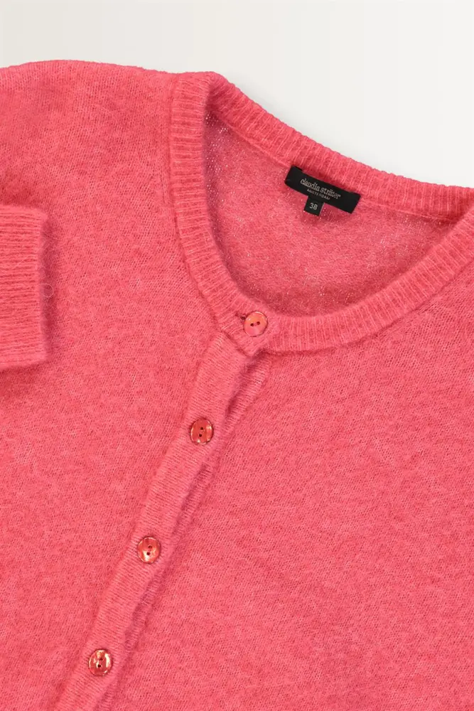 Gebreid vest van alpacawolmix