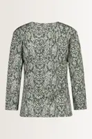 Top met slangenprint