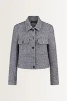 Kort jacquard jasje