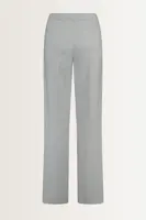 Pantalon met visgraatstructuur